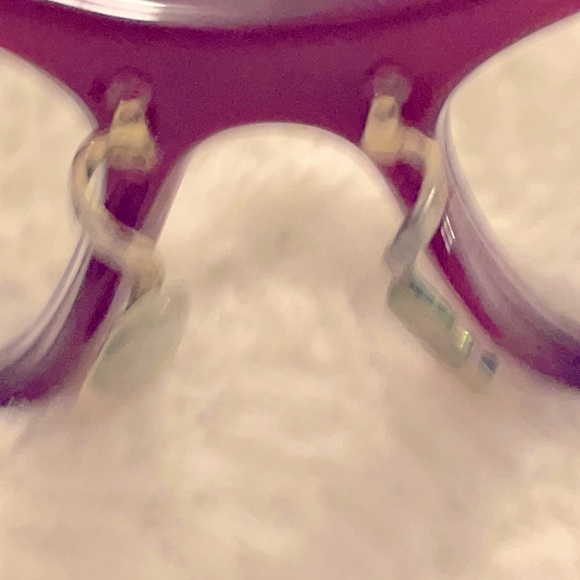 COACH Burgundy Glitter classy eye glasses main image 7